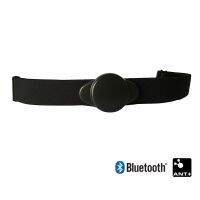 เครื่องวัดชีพจรมีสายรัดหน้าอกสำหรับไอโฟนโทรศัพท์แอนดรอยด์ Wahoo Polar Suunto Garmin ชายและหญิงบลูทูธ4.0 &amp; ANT + Band