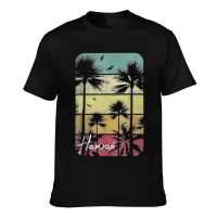 Novelty Tshirts Hawaii Vintage Hawaiian Islands Aloha State Funny Pattern Printed Tee