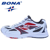 BONA New Running Shoes Women Breathable Outdoor Jogging Sneakers Comfortable Ladies Sneakers Stable Support Travel Sport Shoes