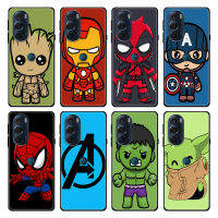 เคสโทรศัพท์สำหรับ Motorola Moto G60 G50 G9 G8 PLUS Power One FUSION EDGE 20 G Stylus ฝาครอบ Marvel iron Man Groot Spiderman Avengers-fbgxbgdbnxxfn