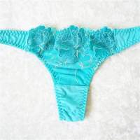 String G and Seamless Lingerie Sexy Underwear Tanga Thongs Floral Embroidery Heavy Panties Women Japanese Voplidia