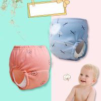 【CC】 Washable 5pcs/lot Diapers Reusable Cotton Baby Potty Training Pants Diaper