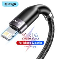 【Super Like】 Elough สาย USB สำหรับ iPhone สาย13 11 12 Pro Max XR XS 8 7บวกชาร์จอย่างรวดเร็วชาร์จแสงสาย2021 iPad สายข้อมูลลวด