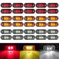 10PCS Warning Light LED Aout Goods Diode Light Trailer Truck Orange White Red LED Side Marker Lamp For Car Accessories