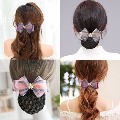 New professional head flower nurse stewardess hairpin hotel bank special bow hair accessories