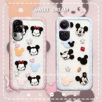 Phone Case เคส OPPO Reno10 Pro + Plus OPPO A78 A98 5G 4G เคสการ์ตูนหลากสีน่ารักอินเทรนด์ราคาไม่แพงซิลิโคนนิ่ม2023