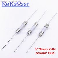 ☽❅♤ 10PCS/LOT Ceramic Fuse 5x20mm 5x20 F5A F6.3A F8A F10A F12A F15A F25A 250V With 2 Pin Fuse Fast Blow Fuse 5x20MM