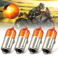 Amber Light Bulbs BA9S Universal 12v 21w Auto Car Motorcycle Motorbike Scooter Mini Miniature Indicator