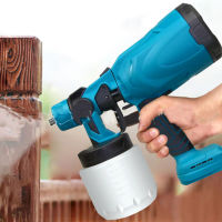 แอร์บรัชเคลือบโลหะเครื่องพ่นสีไฟฟ้าไร้สายสำหรับ Makita 18V Batte-Ry สเปรย์กำลังสูง