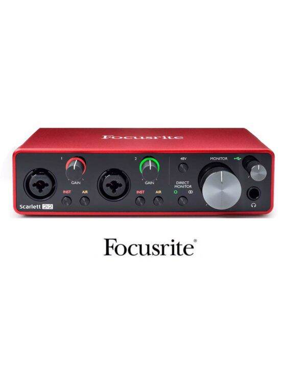 focusrite-scarlett-2i2-3rd-gen-ออดิโออินเทอร์เฟส-ตัวต่อกีตาร์เข้าคอม-แบบ-2-channel-ช่องเสียบแบบ-combo-xlr-แถมฟรีโปรแกรมตัดต่อเสียง-ableton-live-lite-9-amp-ชุด-plug-in-เสร