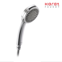 Karat Faucet ฝักบัวสายอ่อนปรับน้ำ 5 ระดับ ขนาด ? 9.8 ซม. พร้อมสายสแตนเลส 304 รุ่น KS-04-255-50