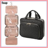 FXUP Protable กระเป๋าใส่ของสำหรับเดินทางกระเป๋าเครื่องสำอางกระเป๋าขนาดใหญ่กระเป๋าเคสเครื่องสำอางตัวจัดระเบียบเครื่องสำอางกระเป๋าของอุปกรณ์อาบน้ำของผู้หญิง