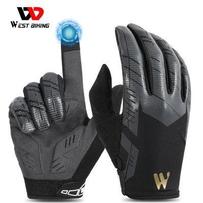 Neuim  Touch Screen Cycling Gloves Anti-slip Shockproof Pad Breathable MTB Bike Gloves Sport Fitness Running Bicycle Gloves