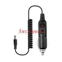 DC 12V 3A Car Charger Charging Cable Spring Cord Line for Baofeng Two Way Radios Walkie Talkie UV-5R 5RE PLUS UV5A