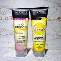 Spot stock JOHN FRIEDA GO BLONDER Blonde Brightening Shampoo Conditioner