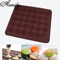 【hot】 30 Holes Macarons Silicone Temperature Resistance Decorating Tools Chocolate Mold Cookie ！