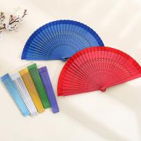 Chinese Style Folding Fan Spanish Dance Wooden Fan for Women Wedding Party Accessories Home Decor Summer Hand Fan