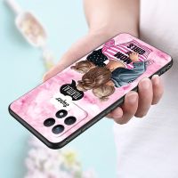 Mobile Case For realme 8i Back Phone Cover Protective Soft Silicone Black Tpu Cat Tiger