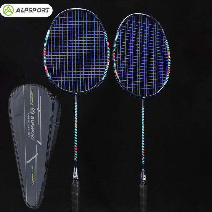 ALP FN2.0 2pcs/lot Rackets Strung 100% Carbon Fiber Badminton racquets ...