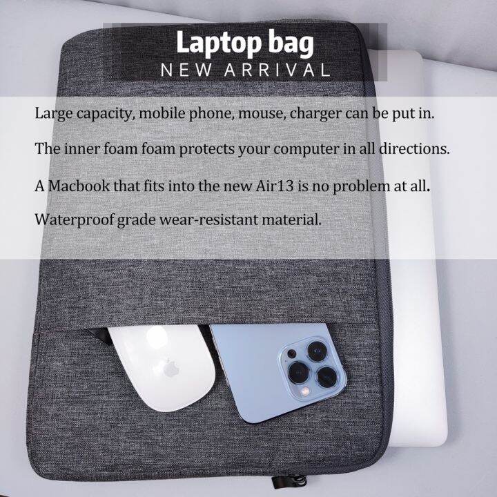 laptop-bag-for-macbook-air-m2-case-12-13-3-14-15-inner-bladder-for-macbook-pro-air-m1-lenovo-dell-hp-huawei-xiaomi-denim-bag