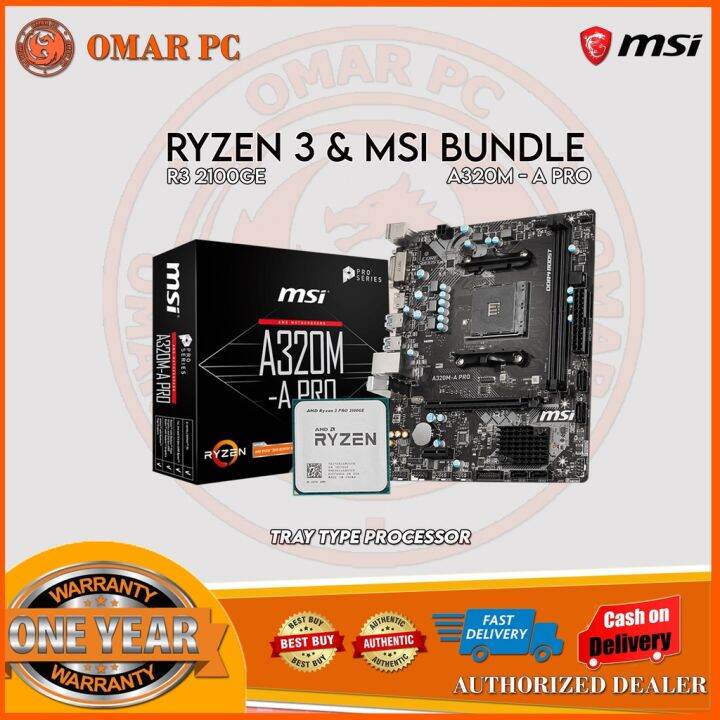 msi-a320m-a-pro-ryzen-3-2100ge-brand-new-lazada-ph