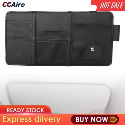อุปกรณ์จัดระเบียบกระบังแสงอัตโนมัติ CCAire สำหรับบัตรปากกากุญแจแว่นตากระเป๋าจัดระเบียบเก็บของสีดำไม่มีซิป