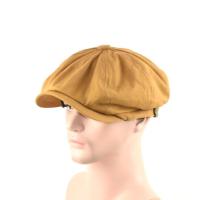 【cw】2022 Man Pure Cotton Octagonal Hat Spring And Summer Female Beret Male Painter Popular Ivy Hat Male Fitted Newsboy