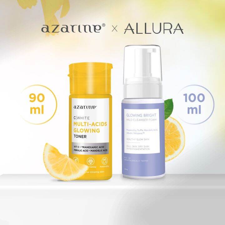 Allura Skin Glow Skin Tag Remover Allura x Azarine Glowing Skin Start Up Kit | Lazada Indonesia