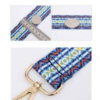 Women Removable DIY Shoulder Rainbow Handbag Accessories Cross Body Messenger Nylon Bag Straps