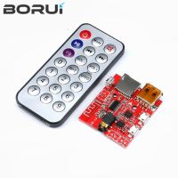 3W Car Bluetooth 4.1 MP3 WAV Decoding Board Speaker Amplifier Audio Receiver Module Support USB/TF/U-DISK/IR Remote Control Red WATTY Electronics