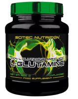 Scitec Nutrition 100% L-glutamine Powder Unflavored 600g. (ไซเทค นูทริชั่นแอล-กูลตามีน ผง ไม่มีรสชาติ 600กรัม)