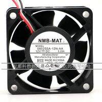 2023 ☆ พัดลม6025 NMB 12V 0.20A 6CM ของแท้06025SA-12N-AA พัดลมระบายความร้อนตามแนวแกน