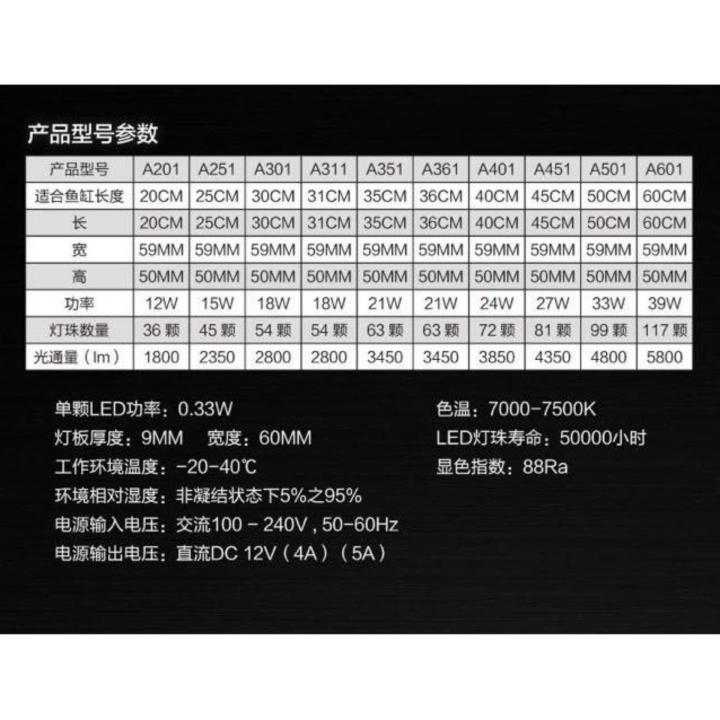 โคมไฟ-led-chihiros-a-series-รุ่น-a301-สำหรับตู้ปลาขนาด-30-ซม