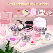 Mini Thực Nấu Ăn đồ chơi nhà bếp Nấu Cơm Kẹo Trẻ Em Của nhà vui chơi Bộ