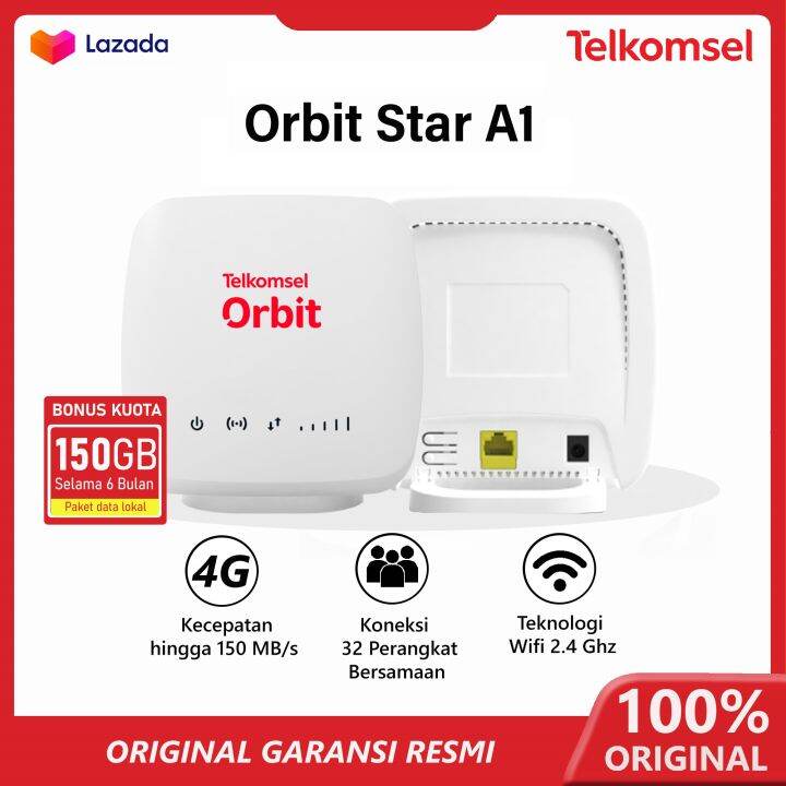 Orbit Star A1 Telkomsel Modem - Wifi Router 4G High Speed - Garansi ...