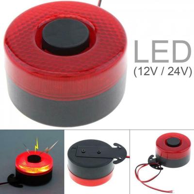 ถึง12V 24V อุปกรณ์ย้อนกลับแตรเสียงบี๊บยานพาหนะรถเตือนกลับขึ้น Kamera Spion รถลำโพงเสียงไซเรนมีไฟ