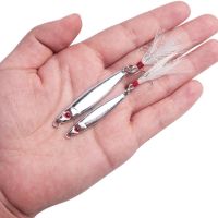 2pcs 7/14g Silver Metal VIB Lures Strong vivid Vibrations Spoon Lure Fishing bait Bass Artificial Hard Bait 3D Eyes Long Shot