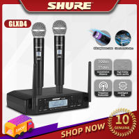 Shure GLXD4 ขายดีที่สุดไมโครโฟนไร้สายเวทีวงดนตรประสิทธิภาพเครื่องรับไมโครโฟนไร้สาย 800HMz ชุดใหม่ของไมโครโฟนไร้สายความถี่