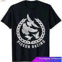 เสื้อยืดโอเวอร์ไซส์ เสื้อยืดผู้ชายและผู้หญิง Pigeon Racing Pigeon T-Shirt Short sleeve T-shirtsS-4XL  HQEU