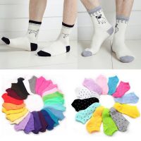 5-10 Pairs Solid Color Womens Short Socks Invisible Ankle Socks Pack Ladies Spring Summer Breathable Non Slip Thin Boat Socks Socks Tights