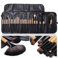 Gift Bag Of  24 pcs Makeup Brush Sets Professional Cosmetics Brushes Eyebrow Powder Foundation Shadows Pinceaux Make Up Tools Cleaning Tools