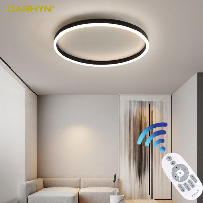 Modern LED Ceiling Lamp Home Accessories Living Room Bedroom Lamps Remote Control Dimmable Round Ceiling Lights Surface Lighting