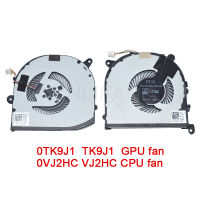 สำหรับ XPS 15 9560 Series Precision 5520 M5520 CPU GPU Cooler หม้อน้ำ4-PIN พัดลม0TK9J1 T K9J1 NS75C01-17G12 0VJ2HC