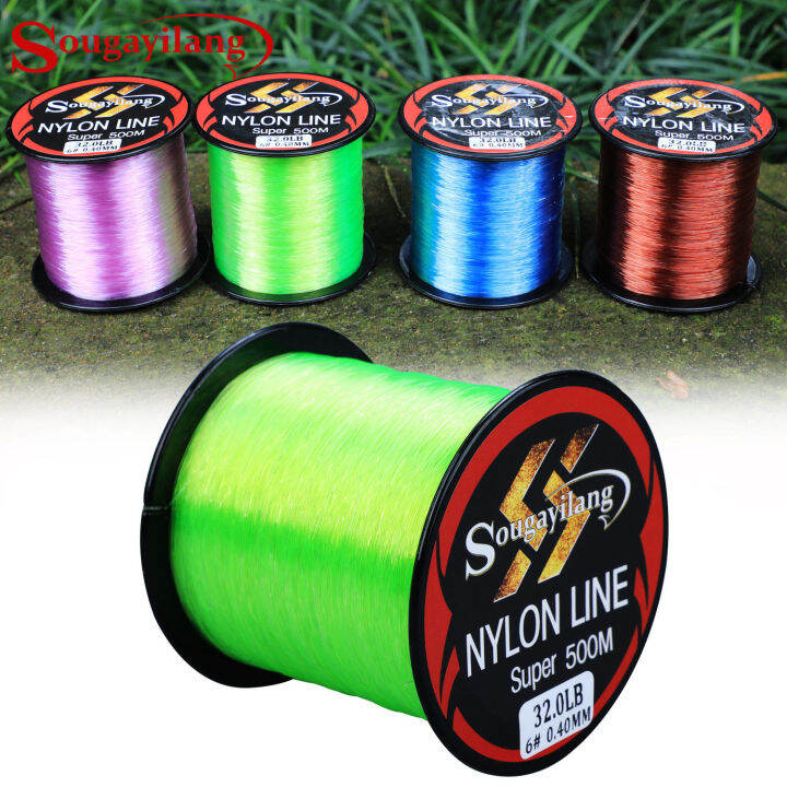 Sougayilang 500m Fishing Line Nylon Fishing Line Drag Power 11.036.3LB