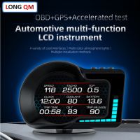 ∏✤✷ F15 OBD2 EOBD Multi-function LCD Display OBD GPS HUD Auto Computer Head Up Display Car Real-time Speedometer For All Car