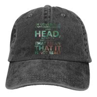 Summer Style Of Course It Is Happening Inside Your Head Personalization Printed Cowboy Cap