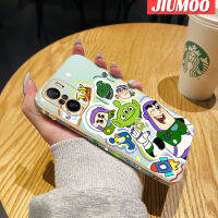 เคส JIUMOO สำหรับ Xiaomi Mi 11i 11X เคส POCO F3 Redmi K40 Pro พร้อมเคสโทรศัพท์กันกระแทกลายการ์ตูนมอนสเตอร์เคสนิ่มเคลือบหรูหราแบบดั้งเดิมกรอบหลังเต็มรูปแบบเคสป้องกันกล้อง