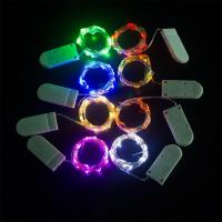 2M 3M 5M Copper Led Fairy String Lights CR2032 Button Battery Operated Party Wedding Decoration Christmas Flasher Fairy Lights Fairy Lights