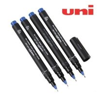 ปากกา ปากกาหมึกซึม ปากกาตัดเส้น Uni pin FINE LINE PIN หมึกน้ำเงิน หมึกดำ (ราคาต่อ 1 แท่ง)
