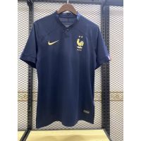 shot goods France home kit fans version football jersey Baju jersey 2022/2023